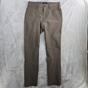 PROOF‎ 72 hour Merino Wool Blend Pants Men Size 30x32 Brown Technical Stretch